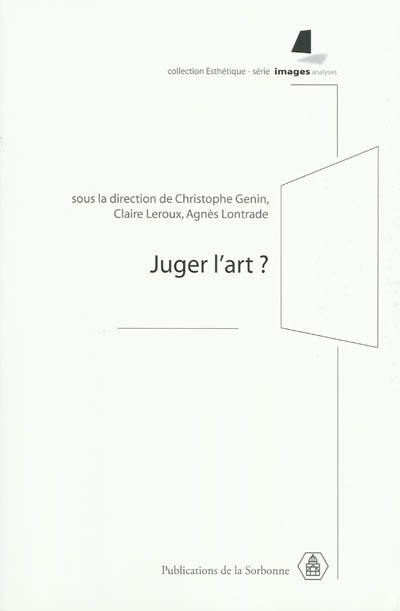 Juger l'art