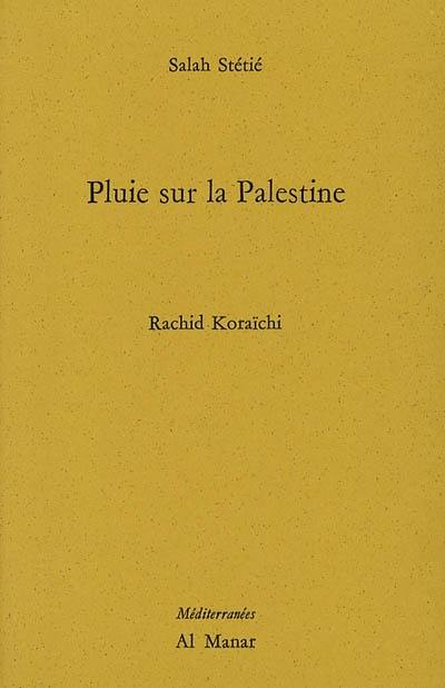 Pluie sur la Palestine