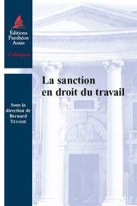 La sanction en droit du travail