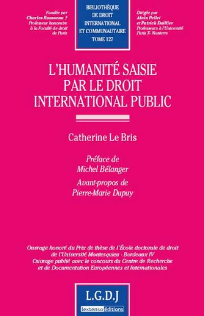 L'humanité saisie par le droit international public