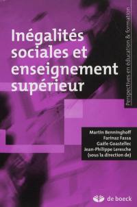 Inégalités sociales et enseignement supérieur