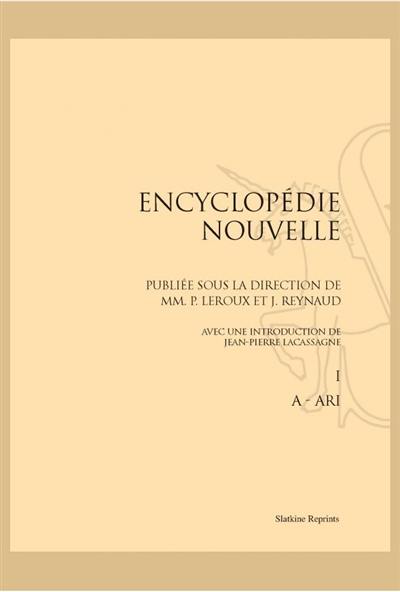 Encyclopédie nouvelle