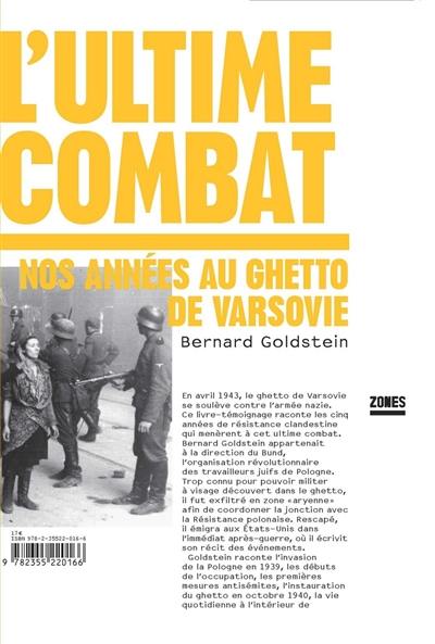 L'ultime combat : nos années au ghetto de Varsovie