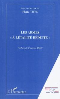 Les armes à létalité réduite