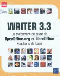 Writer 3.3 : le traitement de texte de OpenOffice.org et LibreOffice : fonctions de base