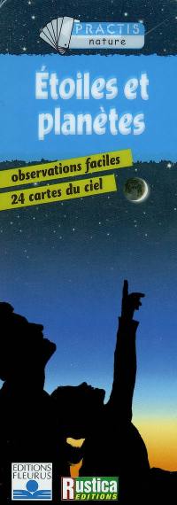 Etoiles et planètes : observations faciles, 24 cartes du ciel