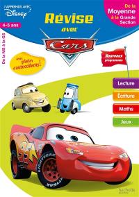 Révise avec Cars : de la moyenne à la grande section, 4-5 ans : nouveaux programmes