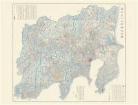 Carte des environs de Tokyo et du mont Fuji