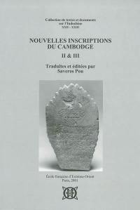 Nouvelles inscriptions du Cambodge. Vol. 2-3