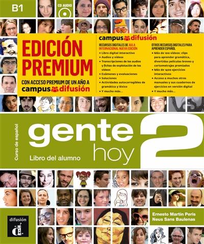 Gente hoy 2, curso de espanol, B1 : libro del alumno