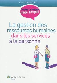 La gestion des ressources humaines dans les services à la personne