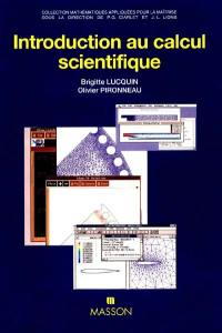 Introduction au calcul scientifique