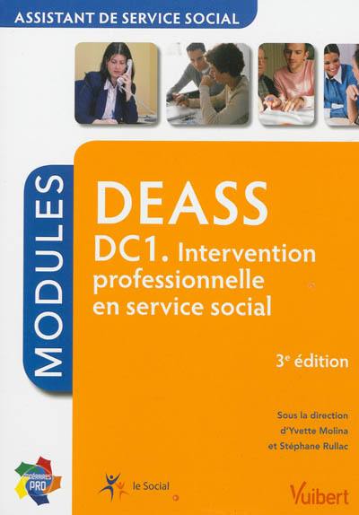 DEASS, assistant de service social : DC1, intervention professionnelle en service social : modules