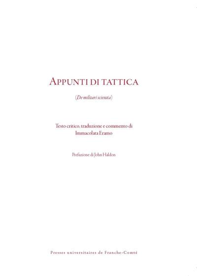 Appunti di tattica. De militari scientia