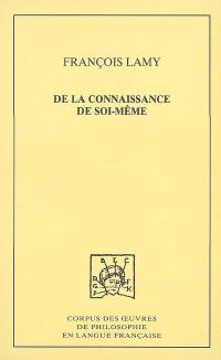 De la connaissance de soi-même. Vol. 2. Traité III