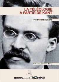 La téléologie à partir de Kant