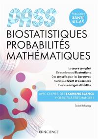 Biostatistiques, probabilités, mathématiques, Pass : parcours santé & L.AS