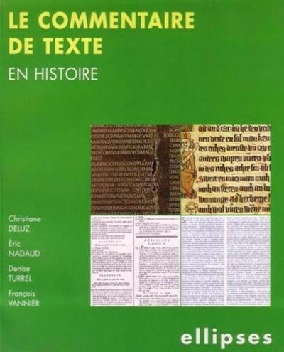 Le commentaire de texte en histoire