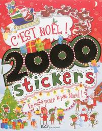 C'est Noël ! : 2.000 stickers : en route pour le pôle Nord !