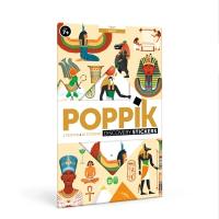 Poppik Egypte : 1 poster + 35 stickers repositionnables