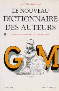 Le nouveau dictionnaire des auteurs. Vol. 2. G-M