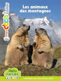 Les animaux de la montagne : j'apprends avec mes autocollants !