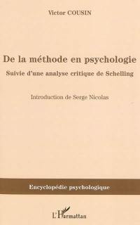 De la méthode en psychologie