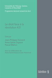 Le droit face à la révolution 4.0