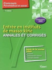 Annales corrigées : sujets de la session 2008