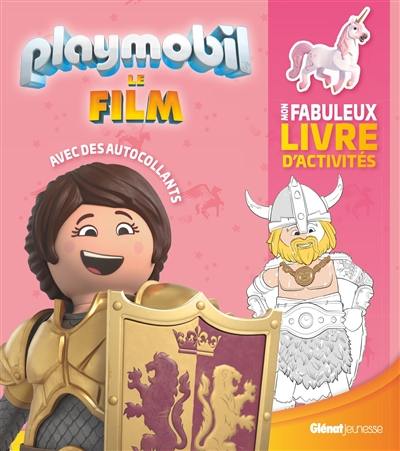 Playmobil : mon super livre d'activités : rose