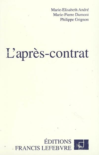 L'après-contrat