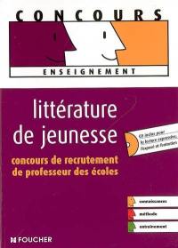 Littérature de jeunesse : concours de recrutement de professeur des écoles