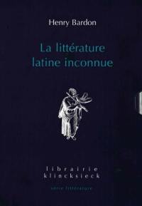 La littérature latine inconnue