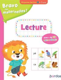 Bravo les maternelles ! : lecture moyenne section, 4-5 ans