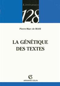 La génétique des textes