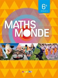 Maths monde, 6e, cycle 3 : programme 2016