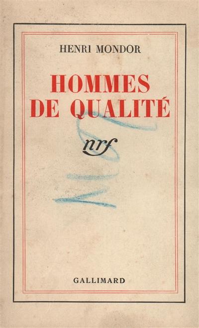 Hommes de qualité