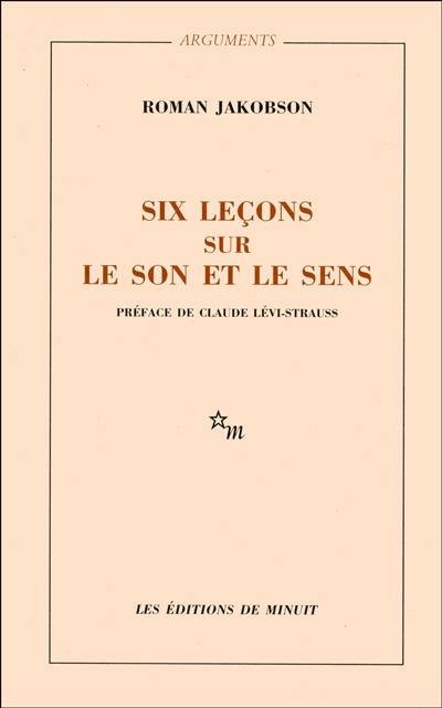 Six leçons sur le son et le sens