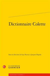 Dictionnaire Colette