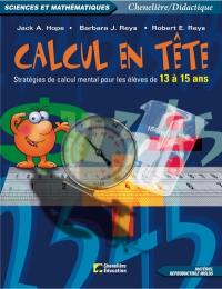 Calcul en tête : stratégies de calcul mental pour les élèves de 13 à 15 ans