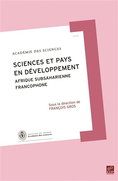 Science et pays en développement : Afrique subsaharienne francophone