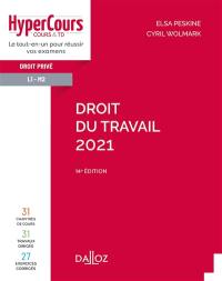 Droit du travail 2021