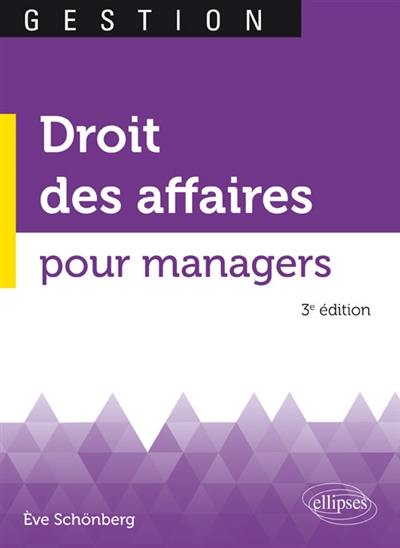 Droit des affaires pour managers