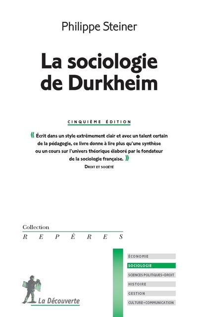 La sociologie de Durkheim