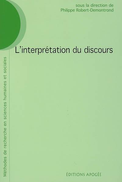 L'interprétation du discours