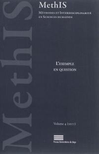 MethIS, méthodes et interdisciplinarité en sciences humaines, n° 4 (2011). L'exemple en question