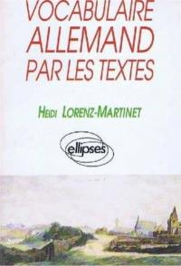 Vocabulaire allemand par les textes : concours Ecricome