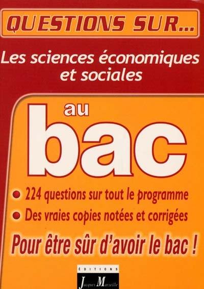 Les sciences économiques et sociales au bac