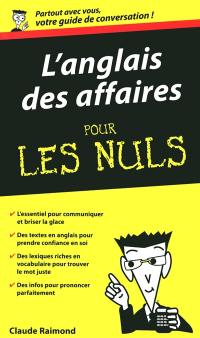 L'anglais des affaires pour les nuls