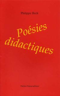 Poésies didactiques